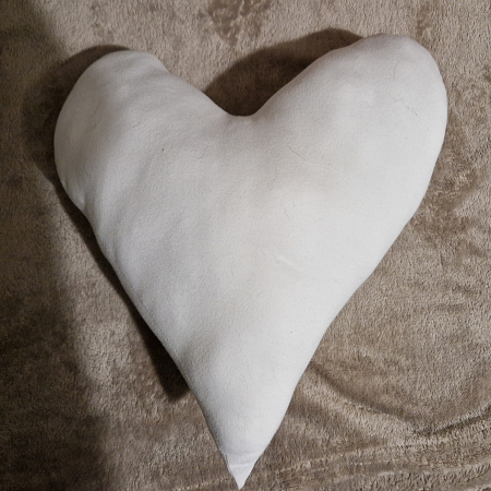 coussin en forme de coeur