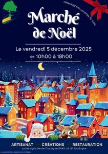 Marché de Noël au Lycée de Coulogne le Vendredi 05 Décembre 2025 de 10h à 18h